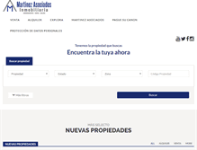 Tablet Screenshot of martinezasociados.com.co